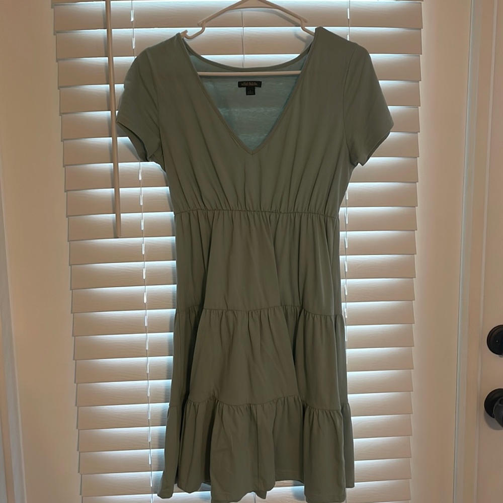 Mint green dress